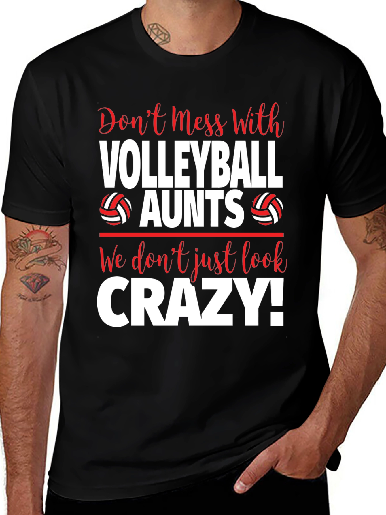 Variant 15 of Volleyball Aunt T-Shirt Funny Volleyball Gift
