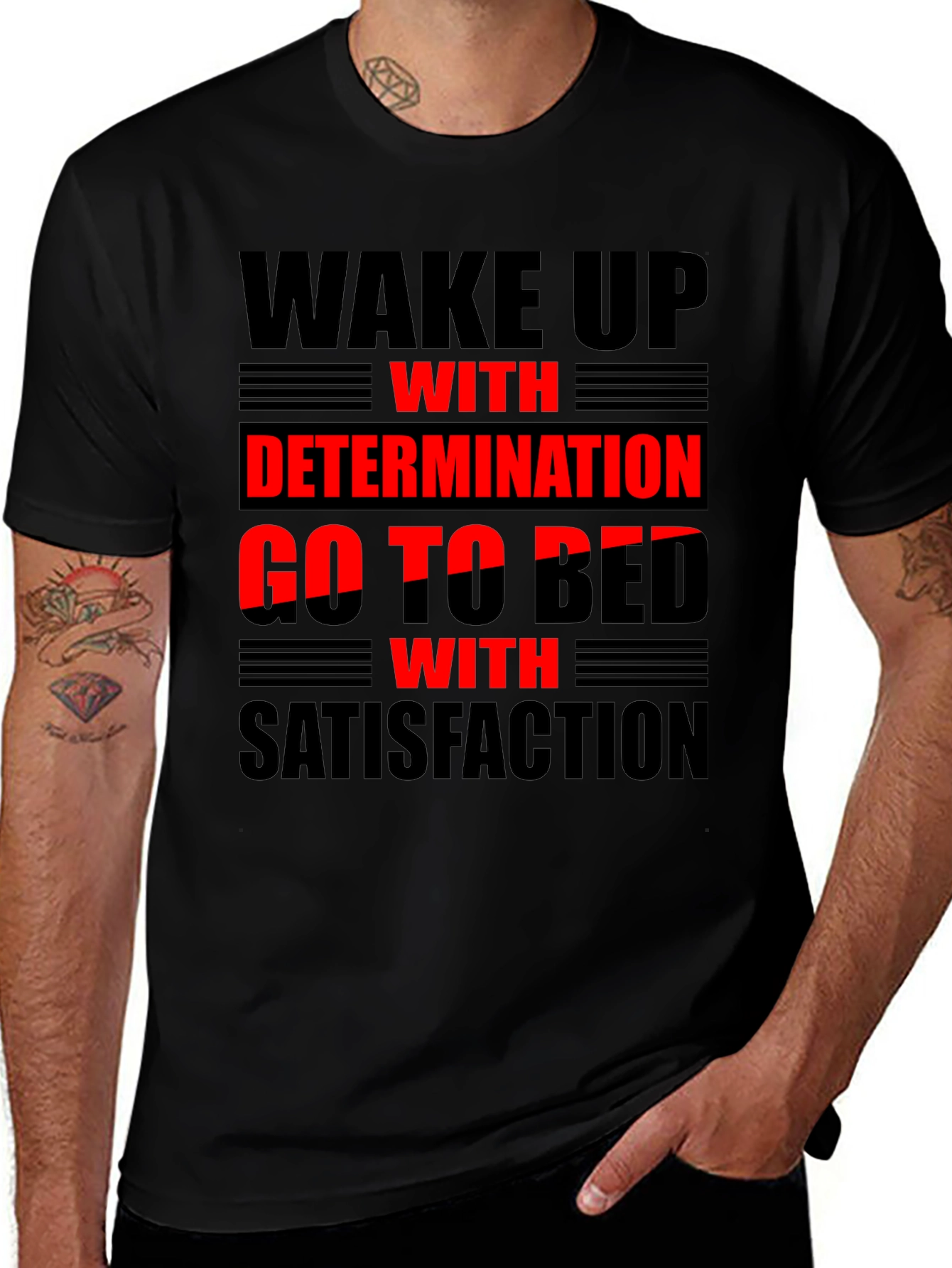 Variant 4 of Wake Up with Determination T-Shirt