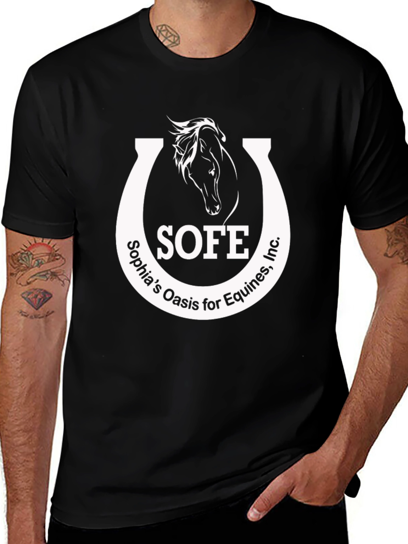 SOFE Horse Sanctuary Black T-Shirt