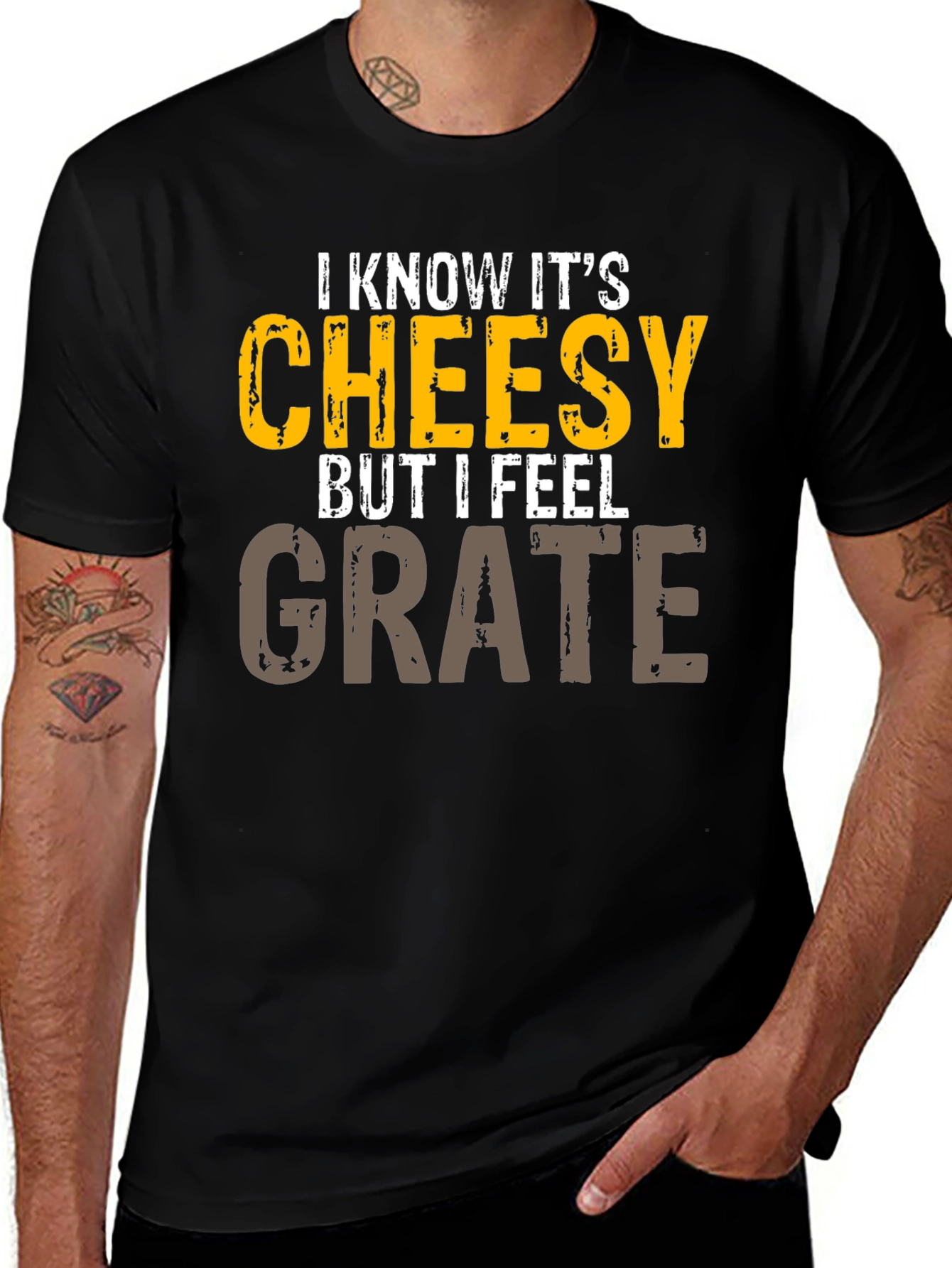 Variant 19 of Cheesy Grate T-Shirt - Funny Pun Tee