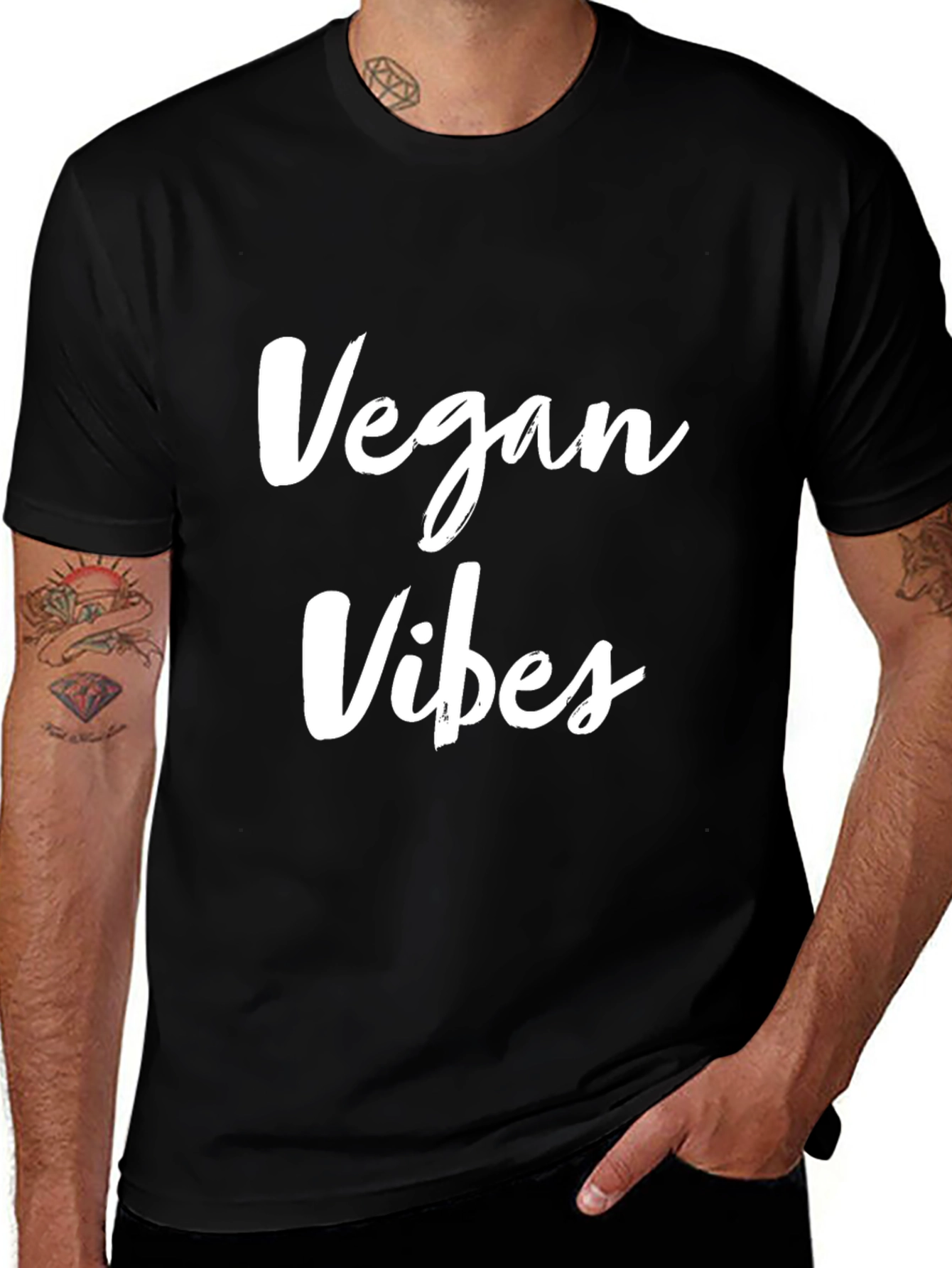 Variant 12 of Vegan Vibes Graphic Tee - Stylish & Comfortable T-Shirt