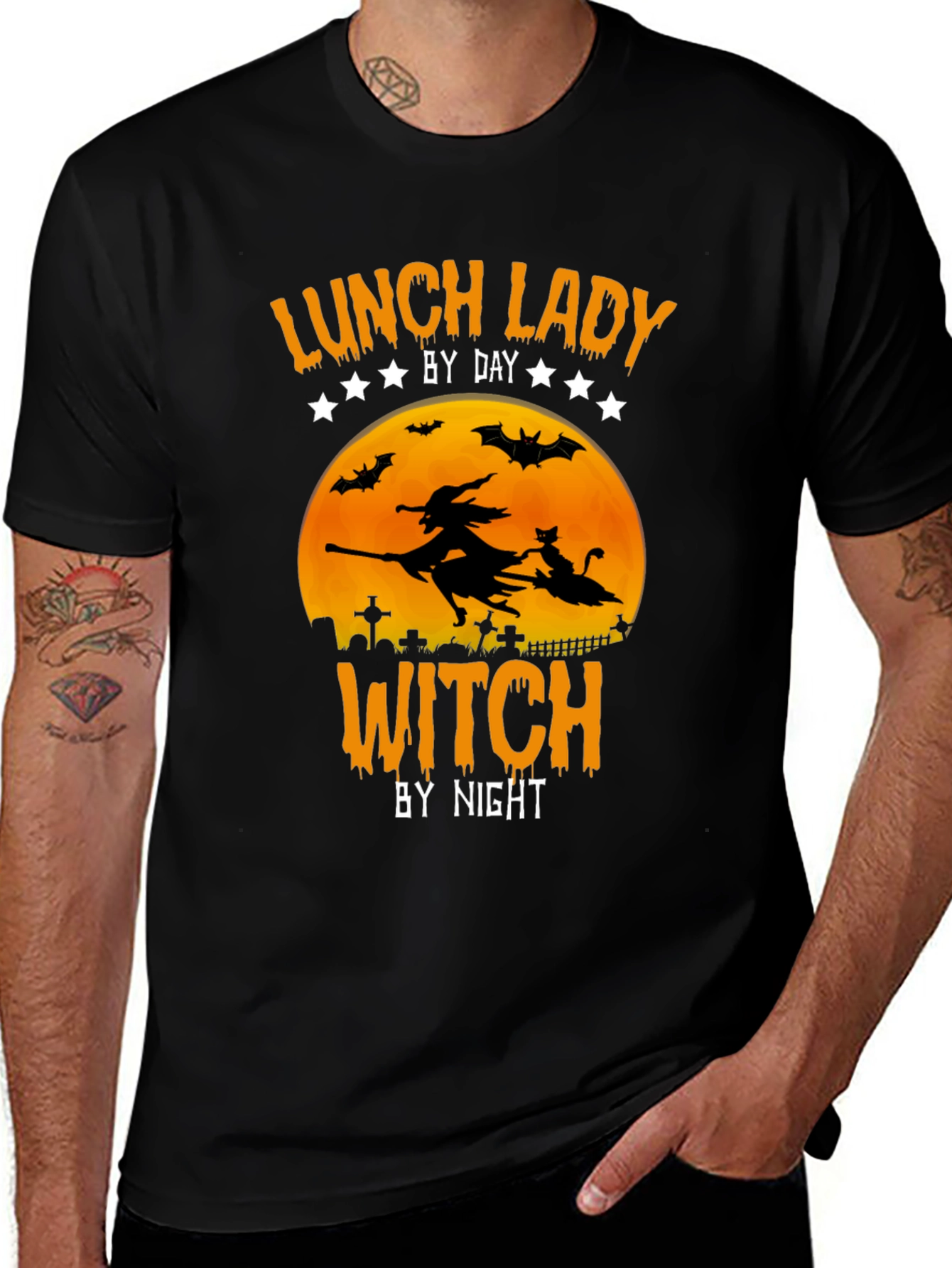 Variant 13 of Lunch Lady Witch Halloween T-Shirt