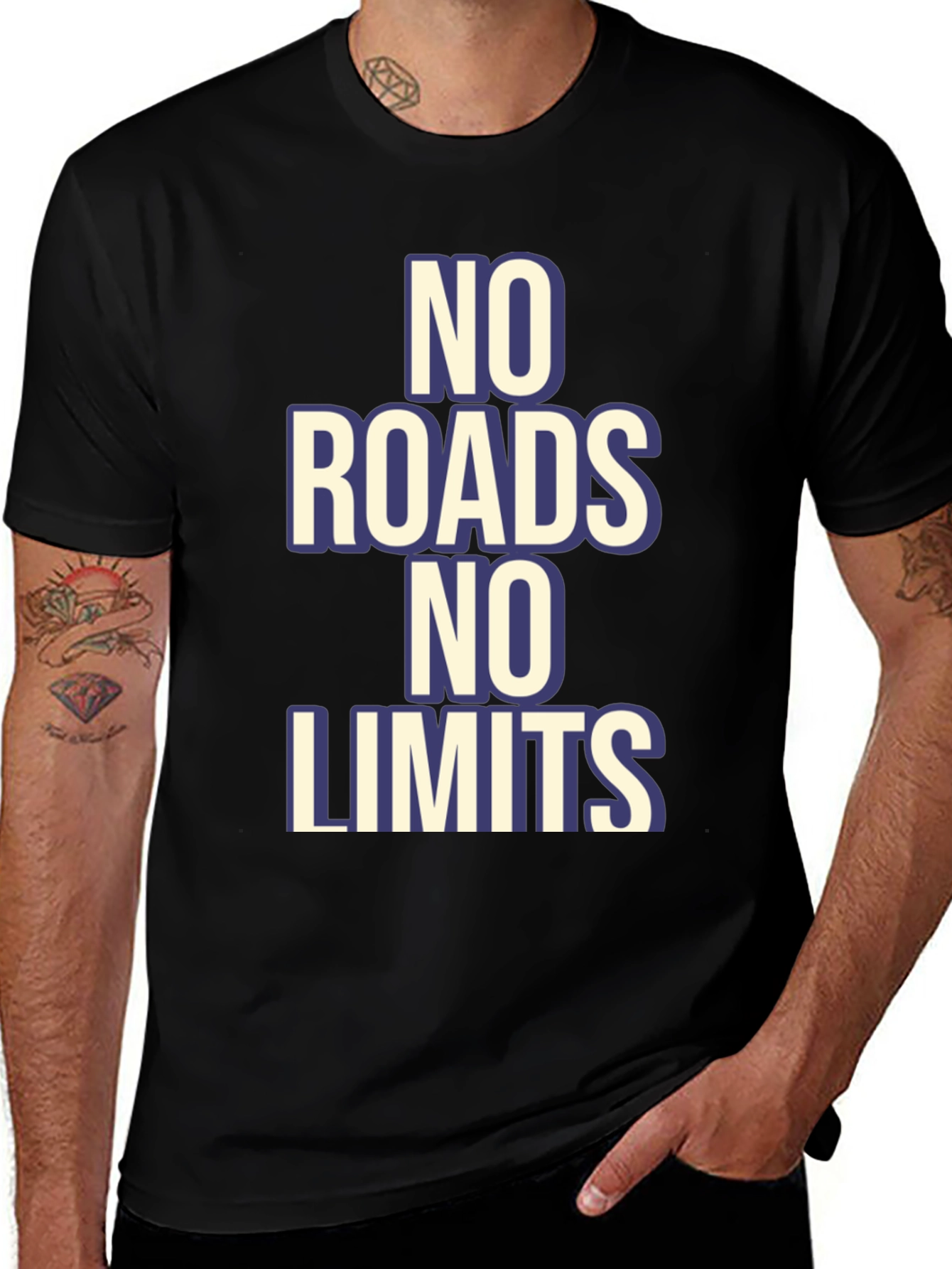 Variant 16 of No Roads No Limits Graphic Tee
