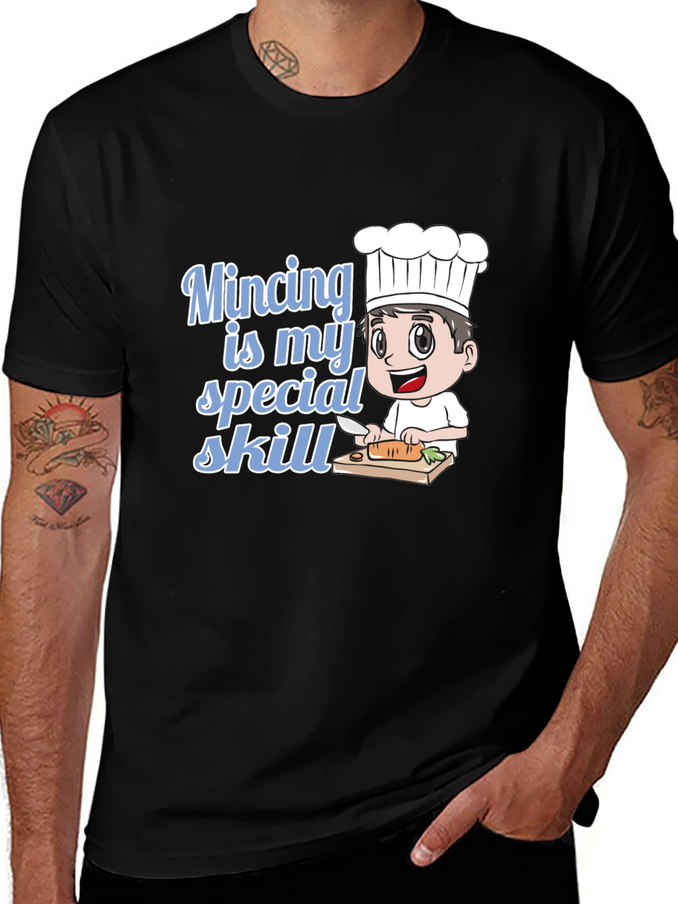 Mincing is My Special Skill Black T-Shirt