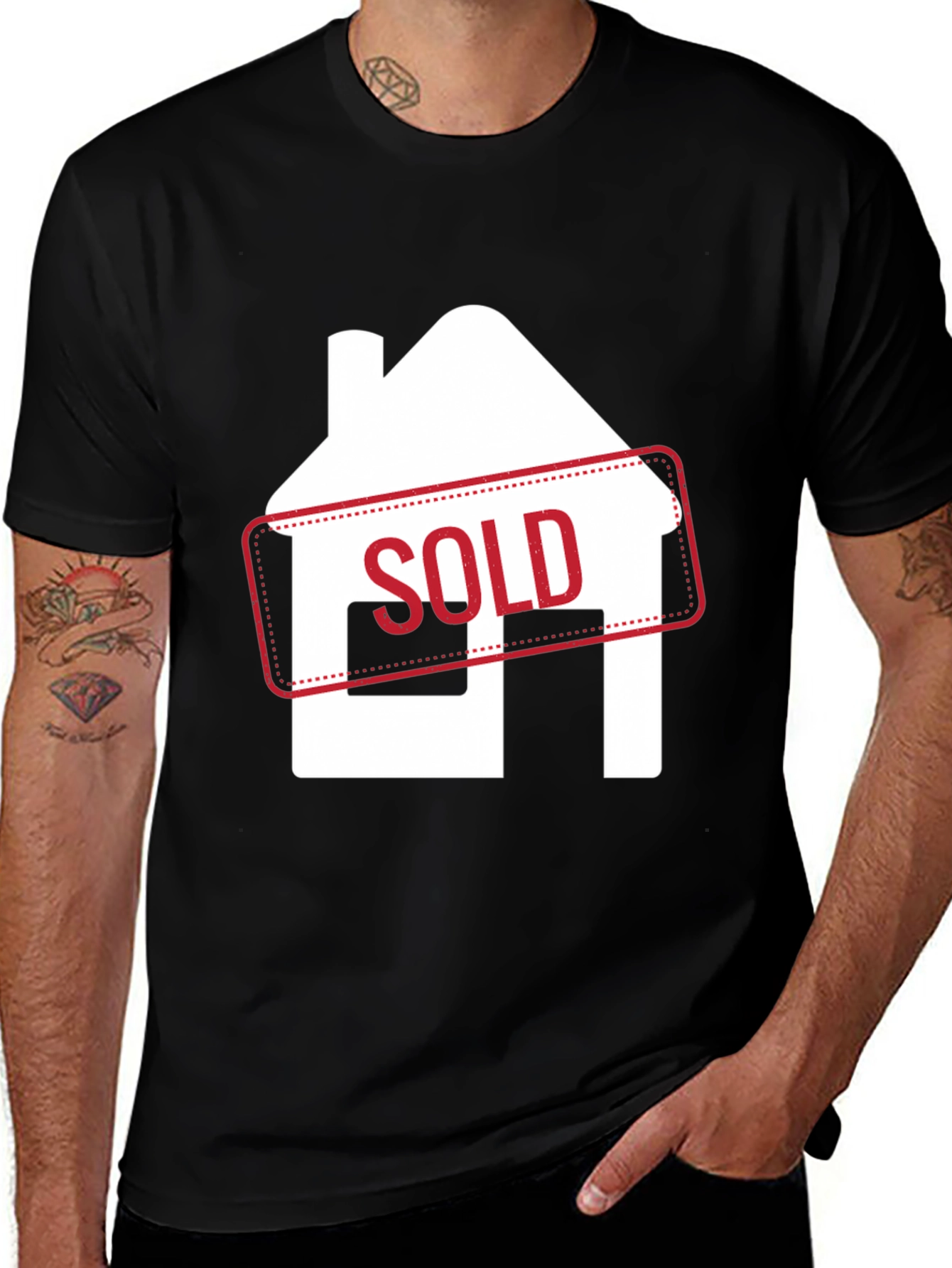 Variant 28 of House Sold Graphic Tee - Real Estate T-Shirt