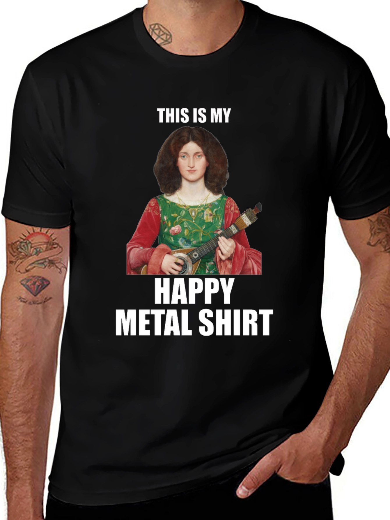 Variant 6 of Funny Happy Metal Shirt T-Shirt