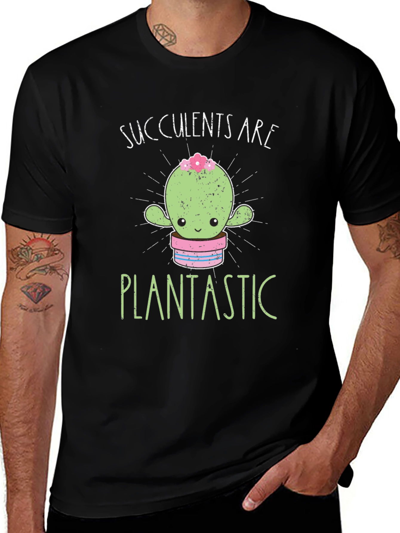 Variant 18 of Succulents Are Plantastic Graphic Tee