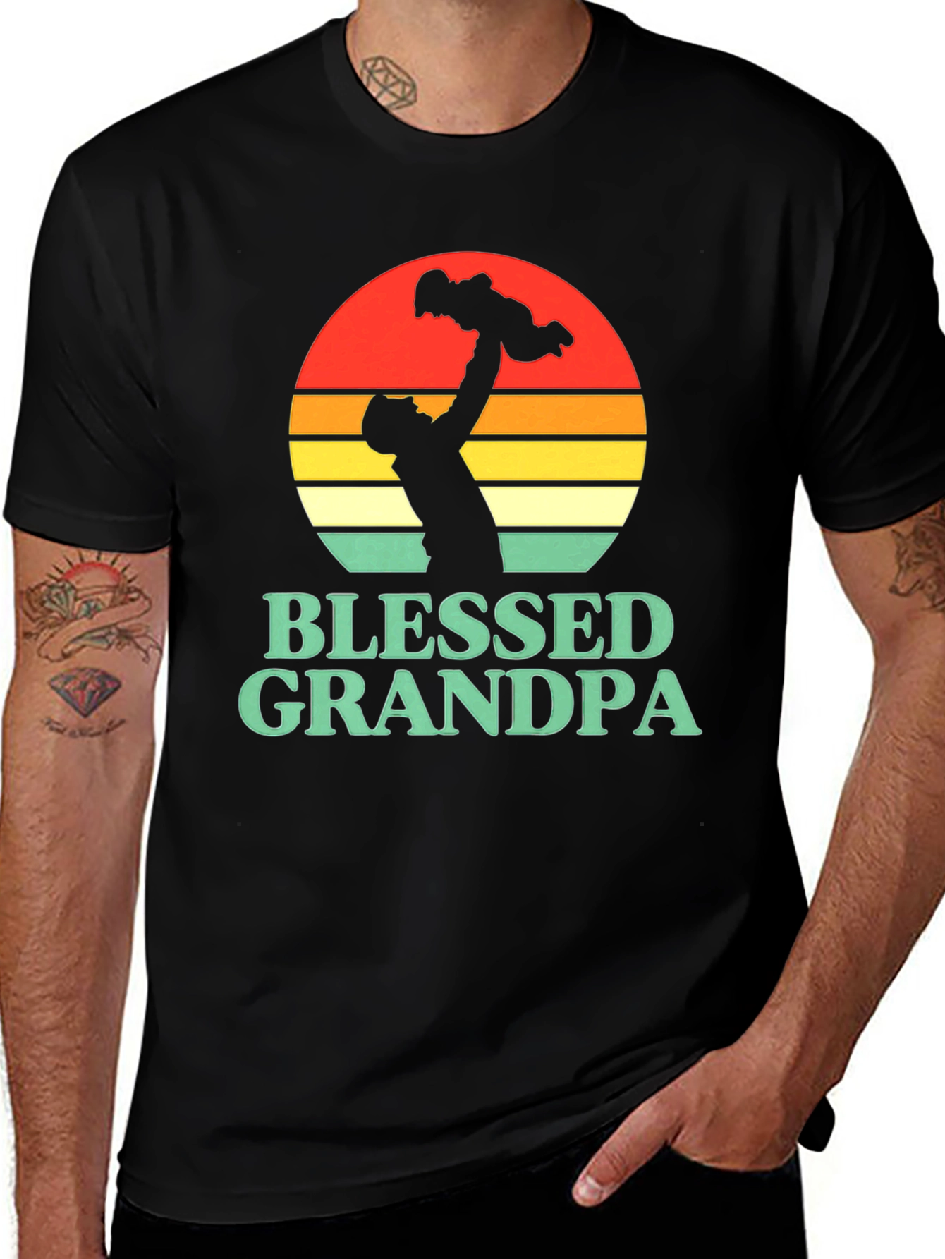 Blessed Grandpa T-Shirt - Father's Day Gift