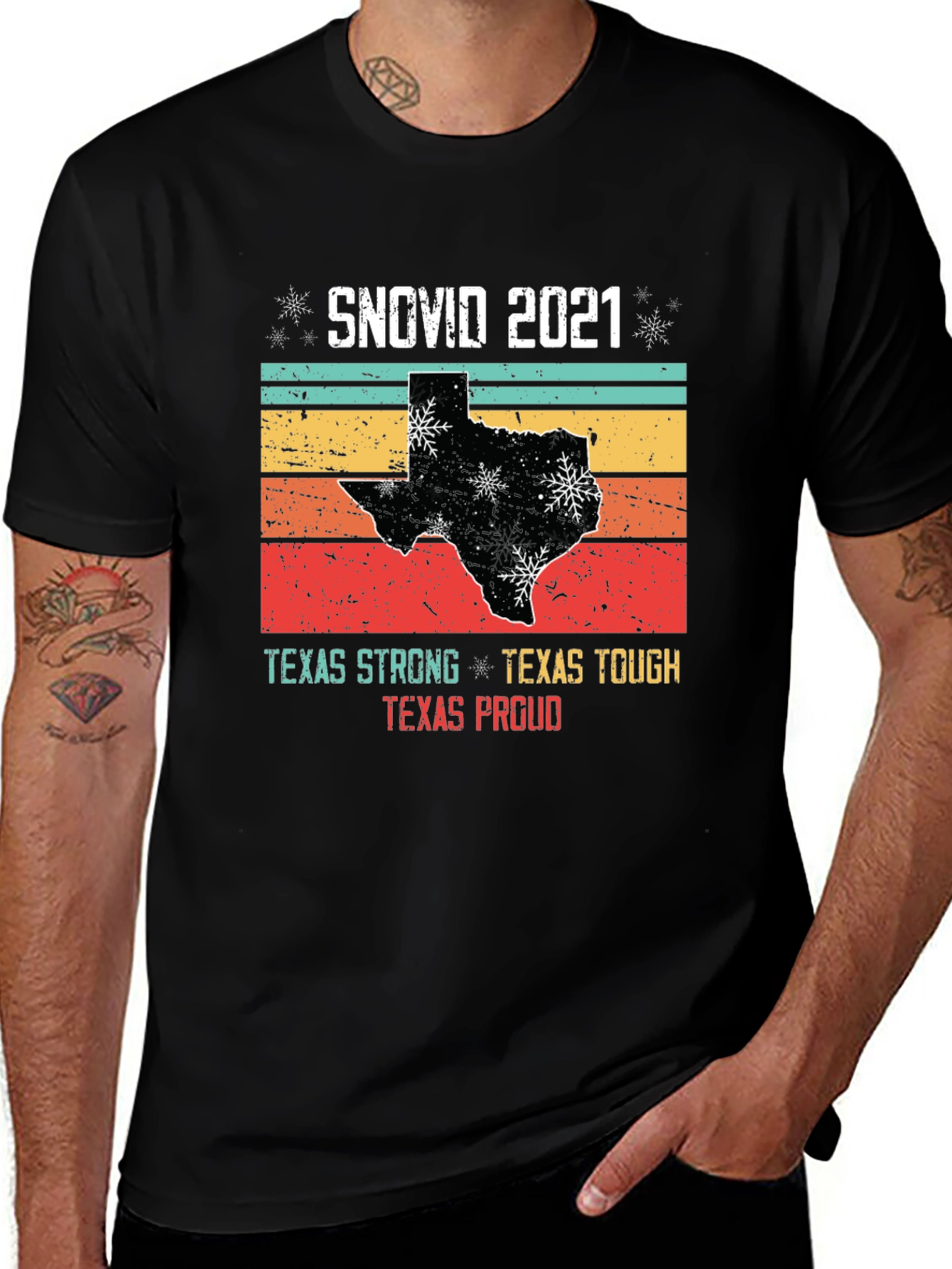 SNOVID 2021 Texas Strong T-Shirt