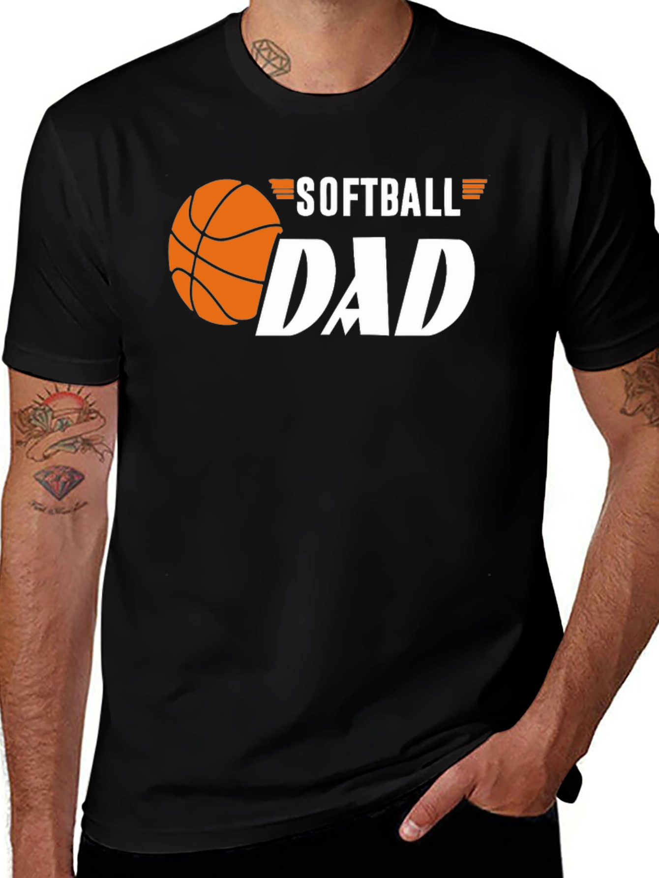 Softball Dad Graphic T-Shirt