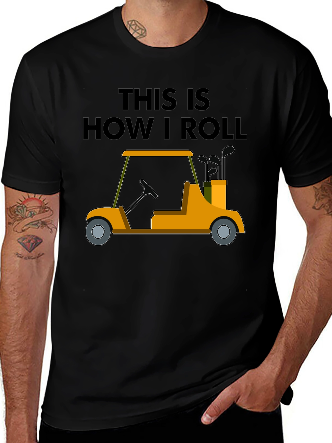 Variant 30 of Golf Cart T-Shirt - This Is How I Roll