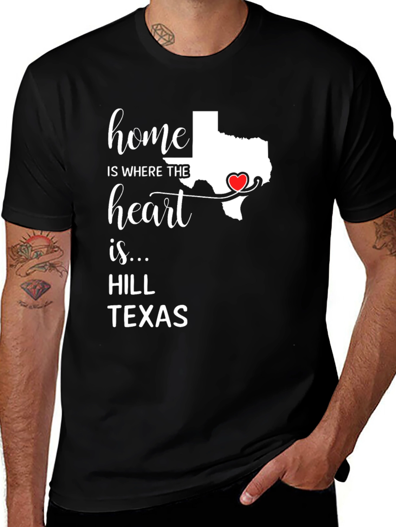 Home is Where the Heart is Texas T-Shirt