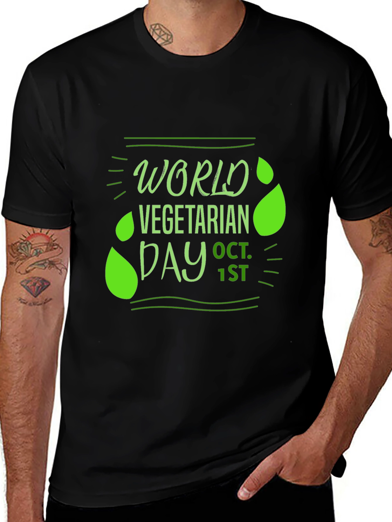 Variant 10 of World Vegetarian Day Tee - Oct. 1st