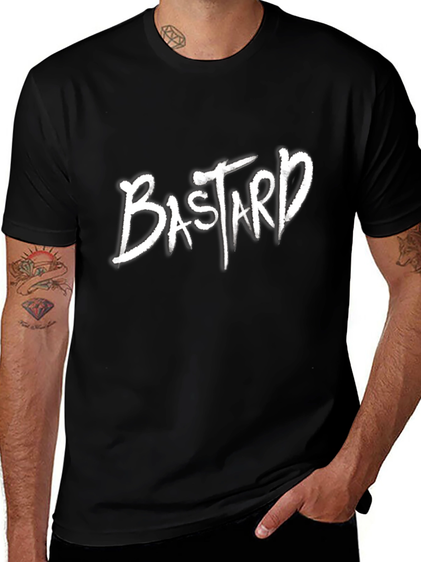 Variant 23 of Bastard Graphic T-Shirt - Bold Statement Tee