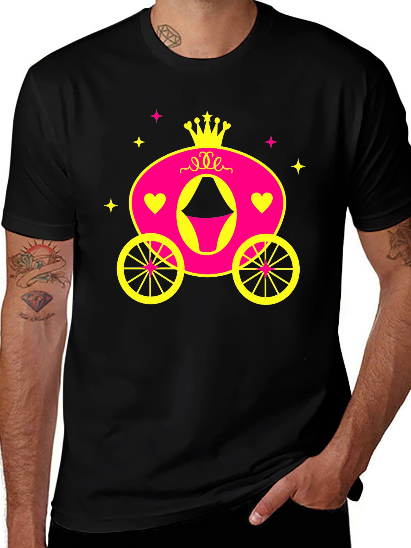 Variant 27 of Princess Carriage Graphic Tee