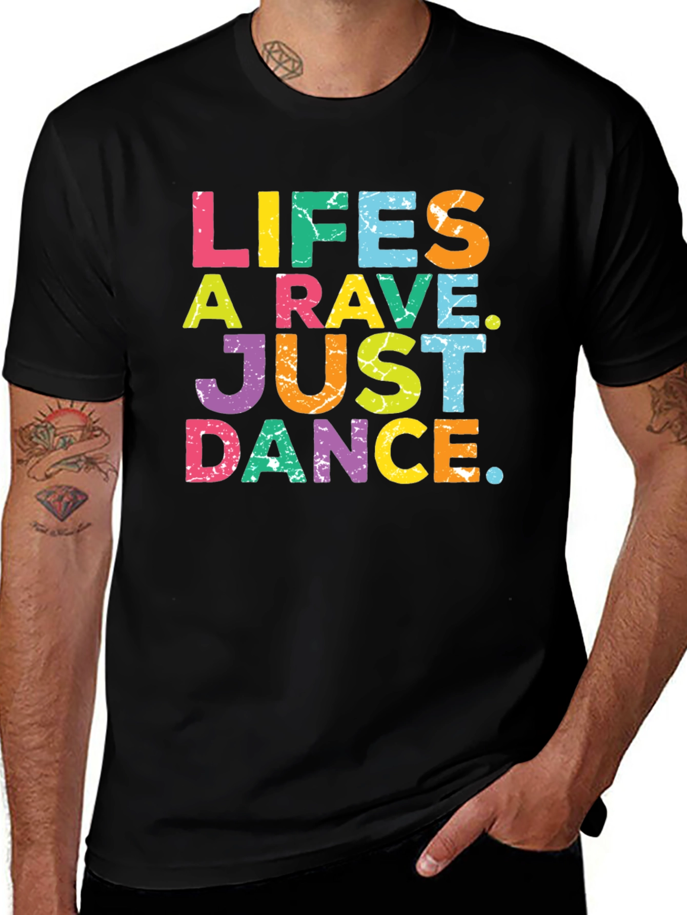 Variant 24 of Life's A Rave Dance Graphic Tee