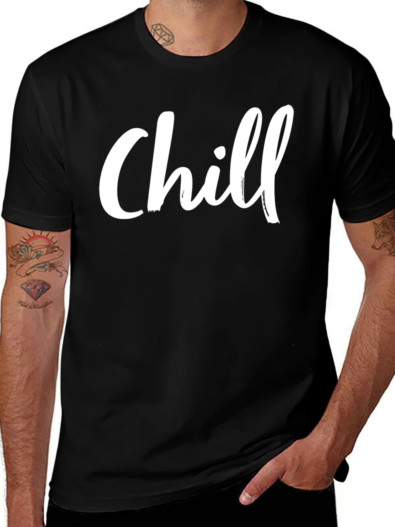 Variant 10 of Chill Graphic Tee - Relaxed Style