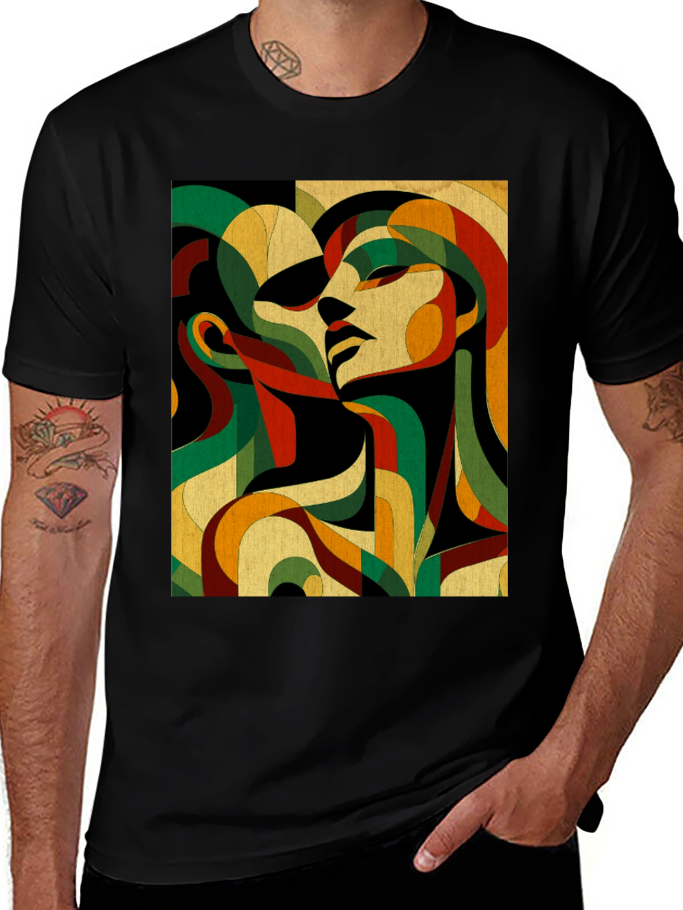 Variant 12 of Abstract Art T-Shirt - Stylish Graphic Tee