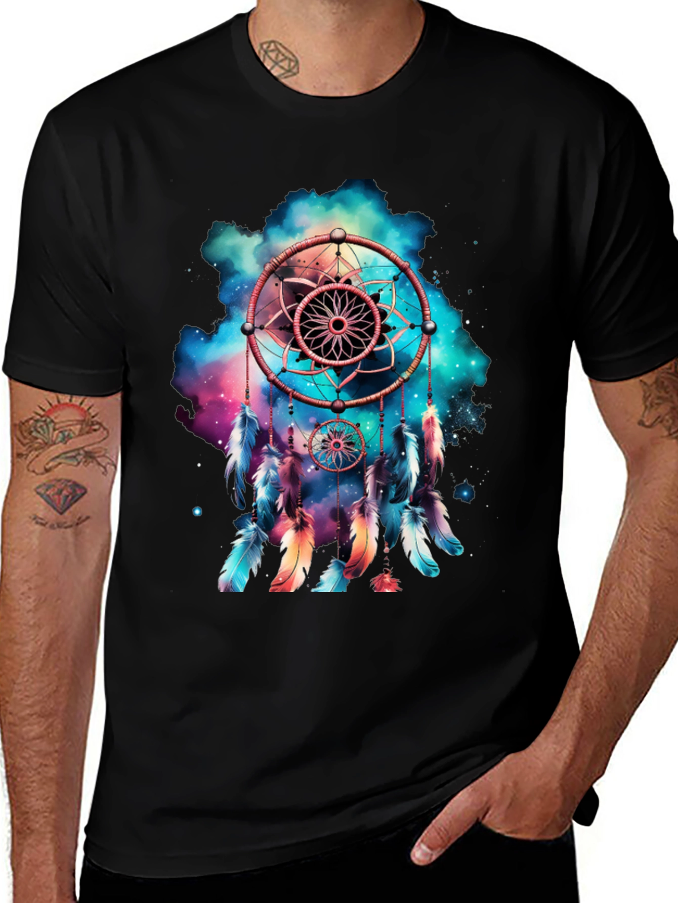 Variant 29 of Dreamcatcher Graphic Print Men's T-Shirt