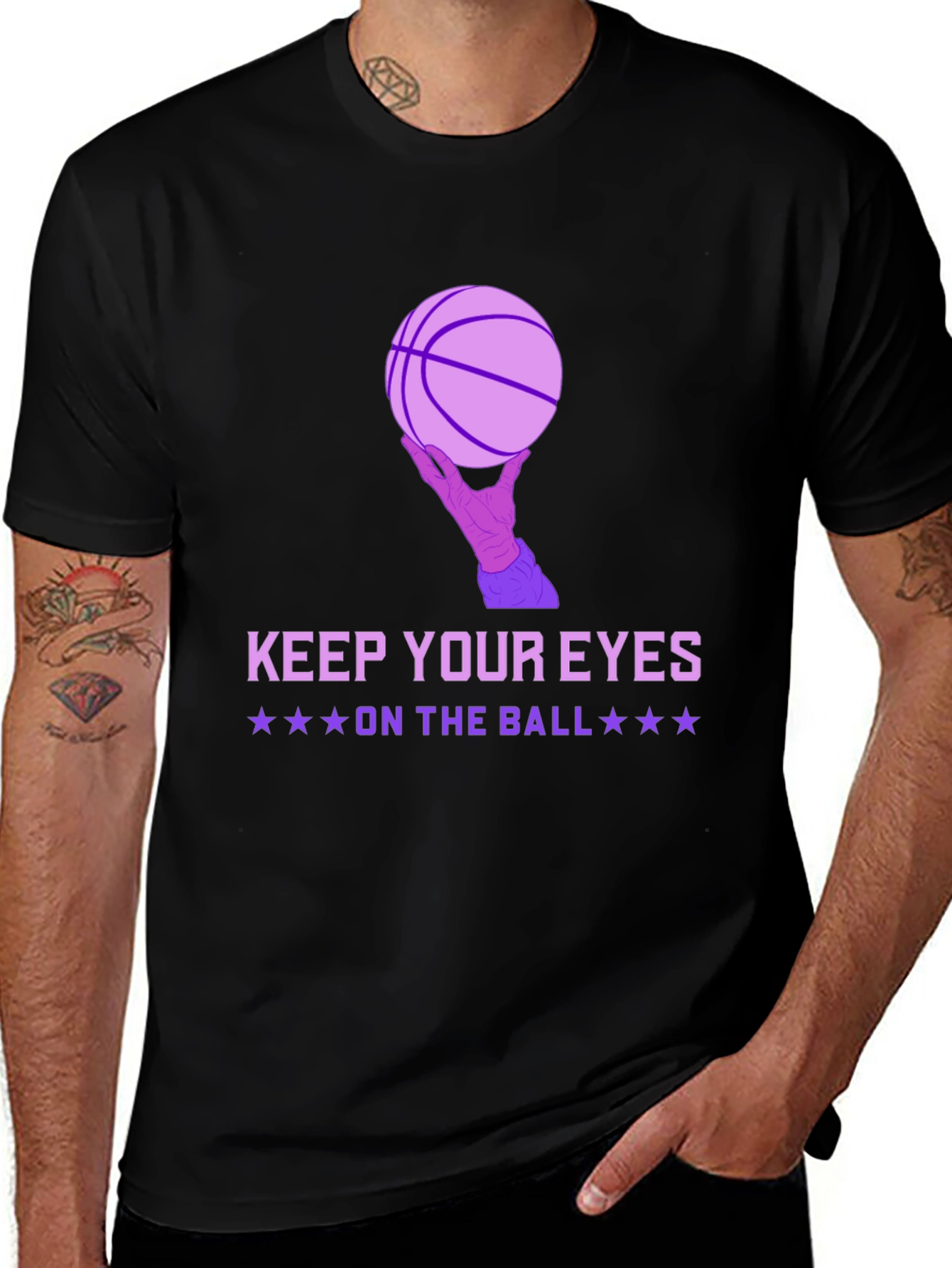 Variant 16 of Keep Your Eyes on the Ball Graphic Tee