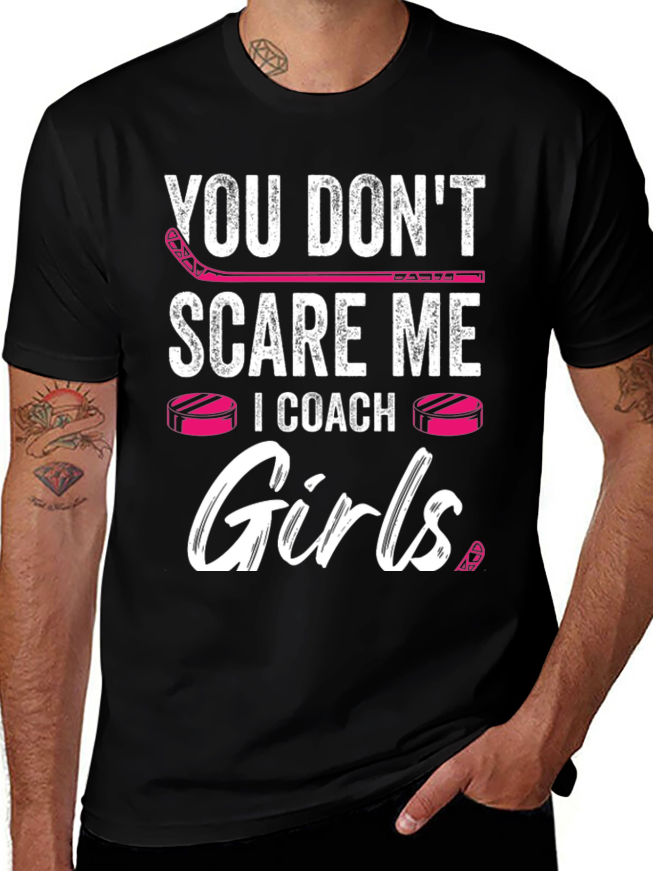 Hockey Coach T-Shirt - Girls Team Coach Tee