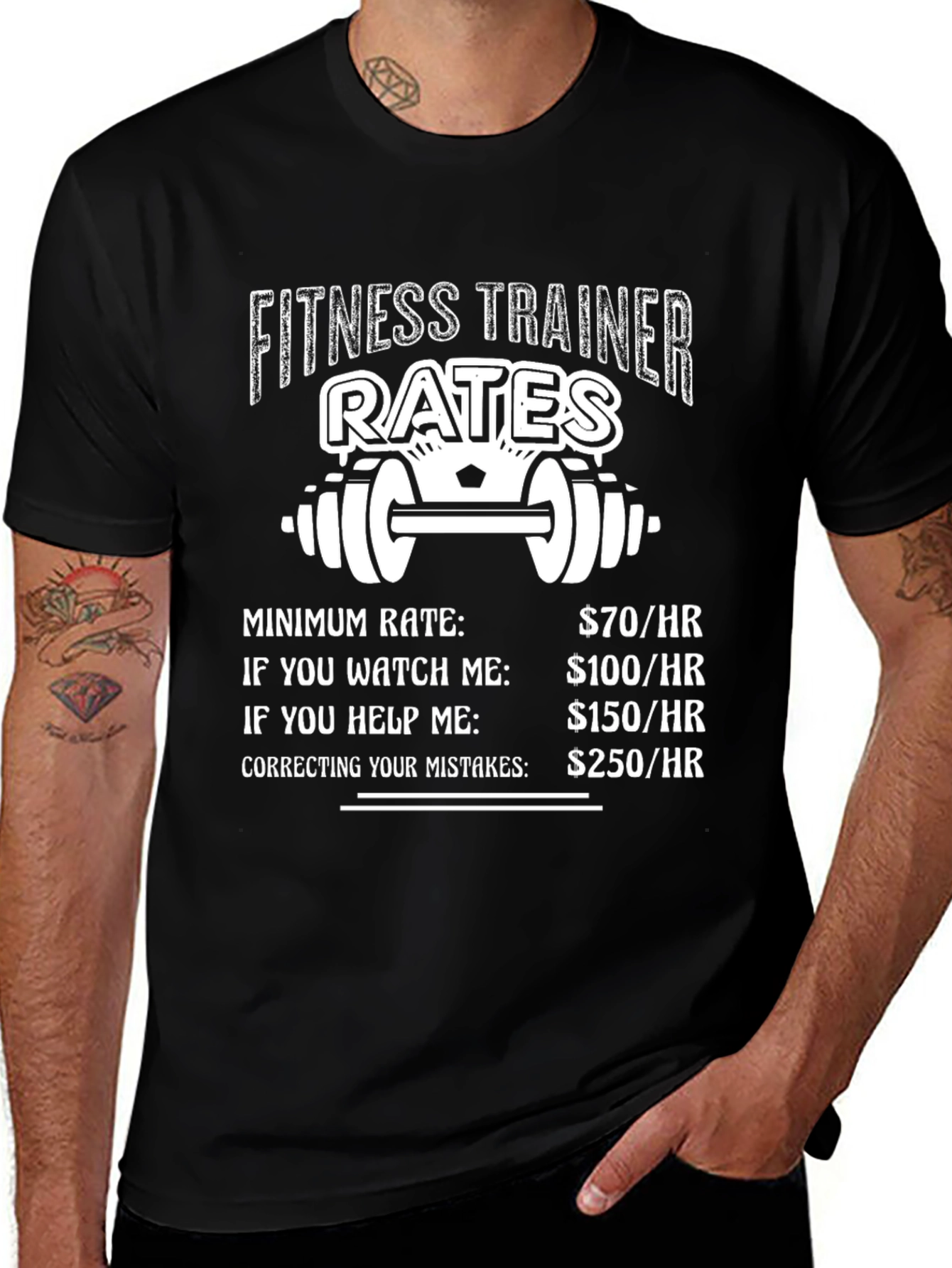Variant 12 of Fitness Trainer Rates T-Shirt