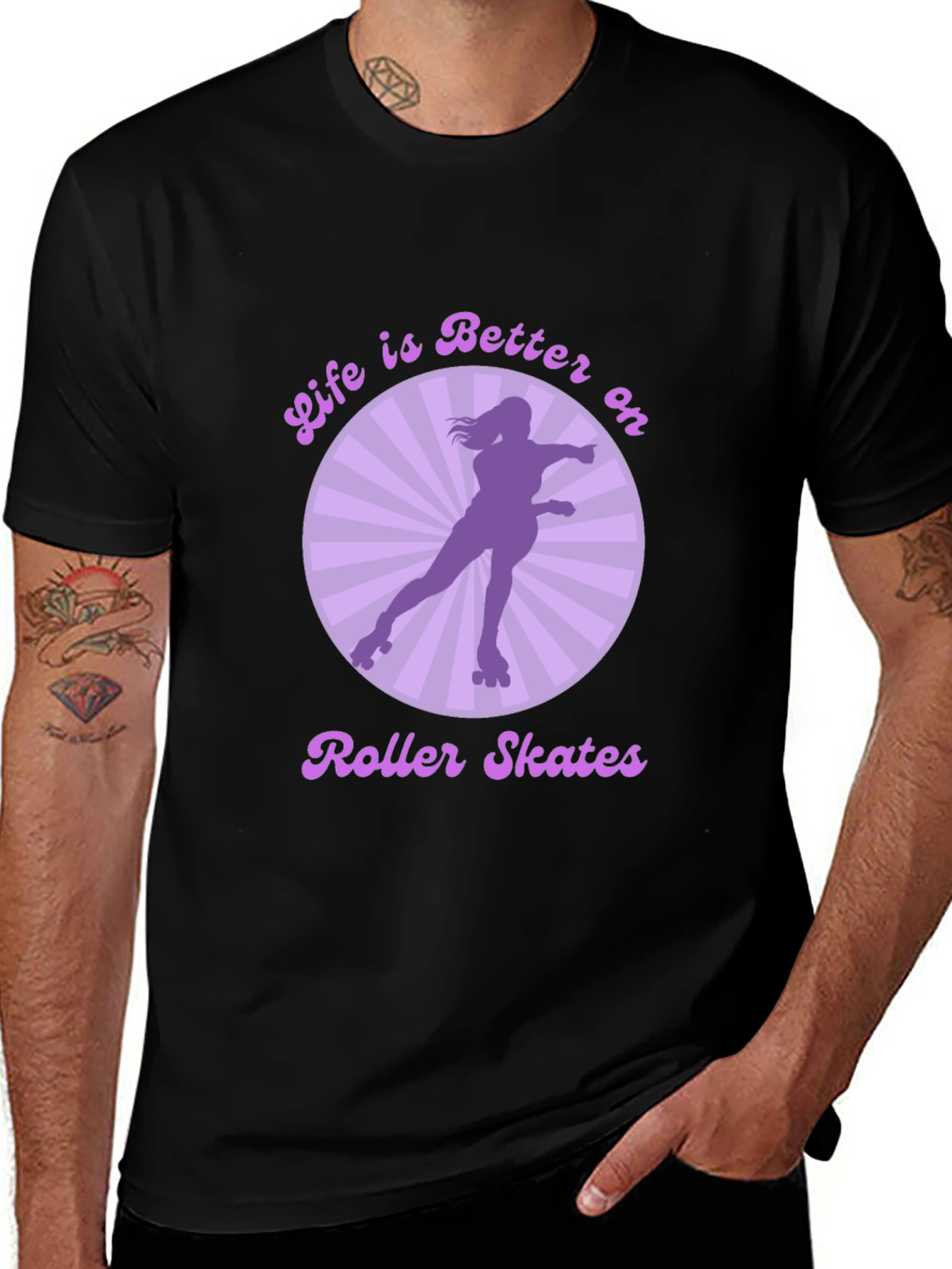 Variant 26 of Life is Better on Roller Skates T-Shirt