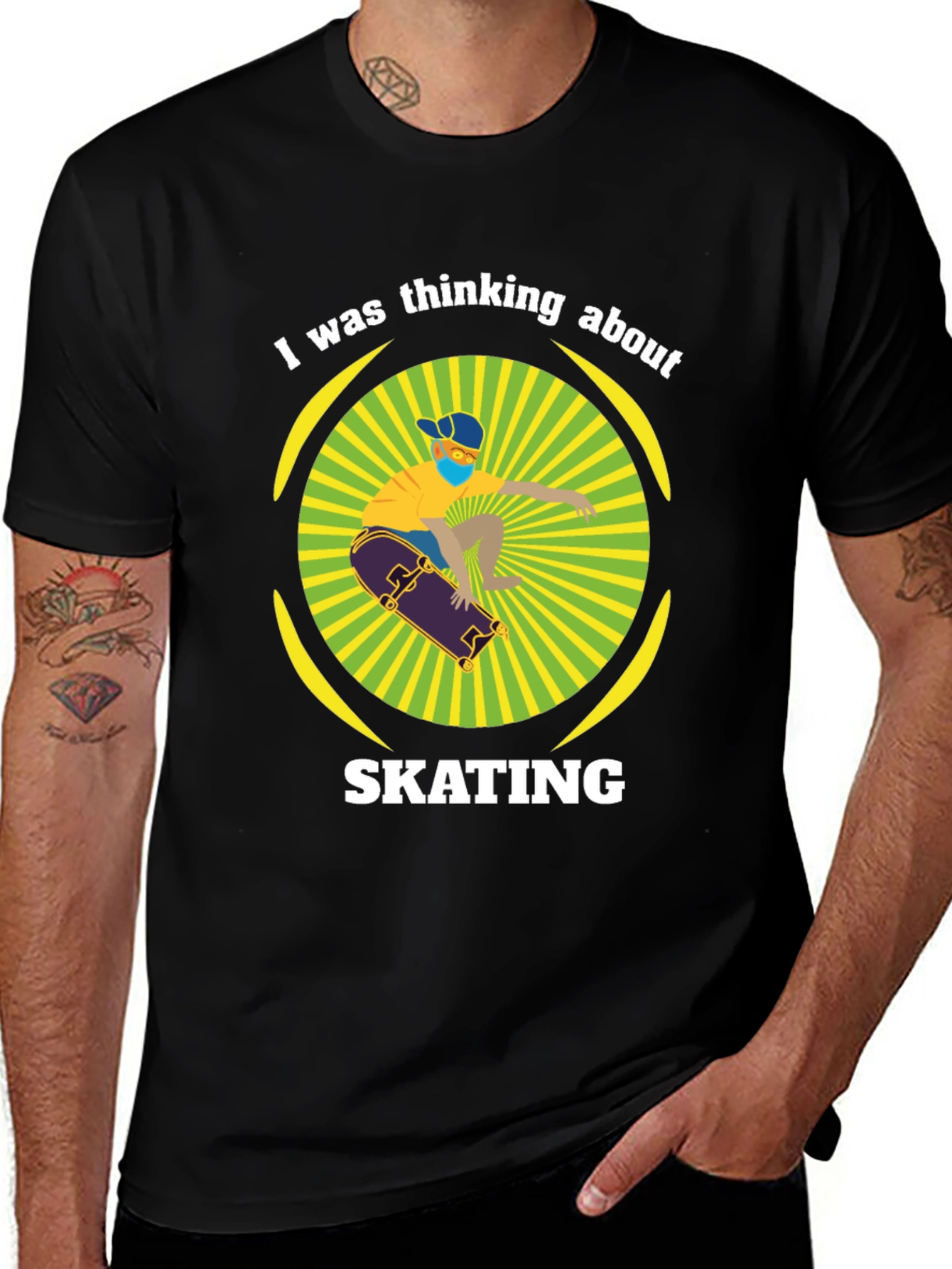 Variant 5 of Skating Graphic T-Shirt