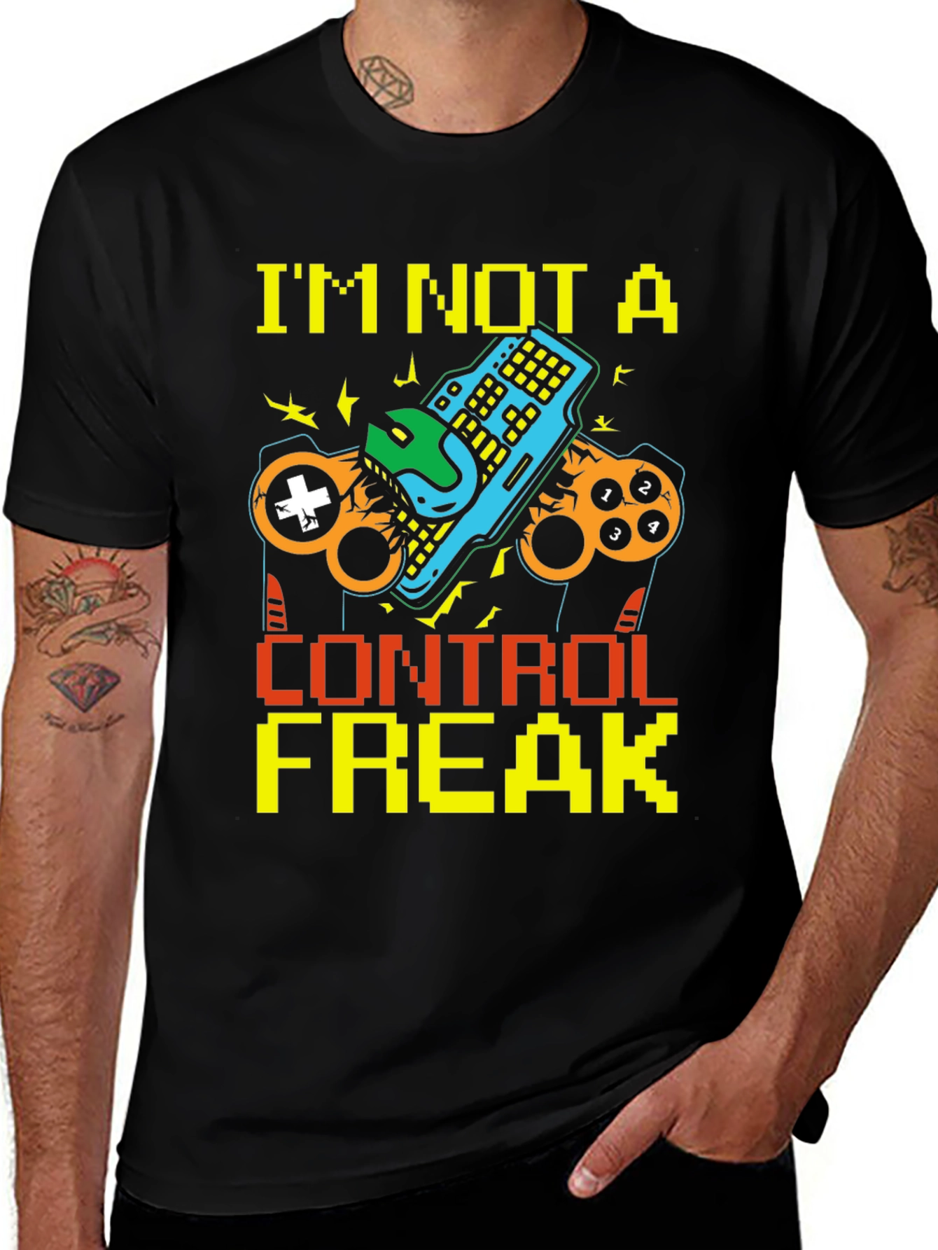 Variant 27 of I'm Not a Control Freak Gamer T-Shirt