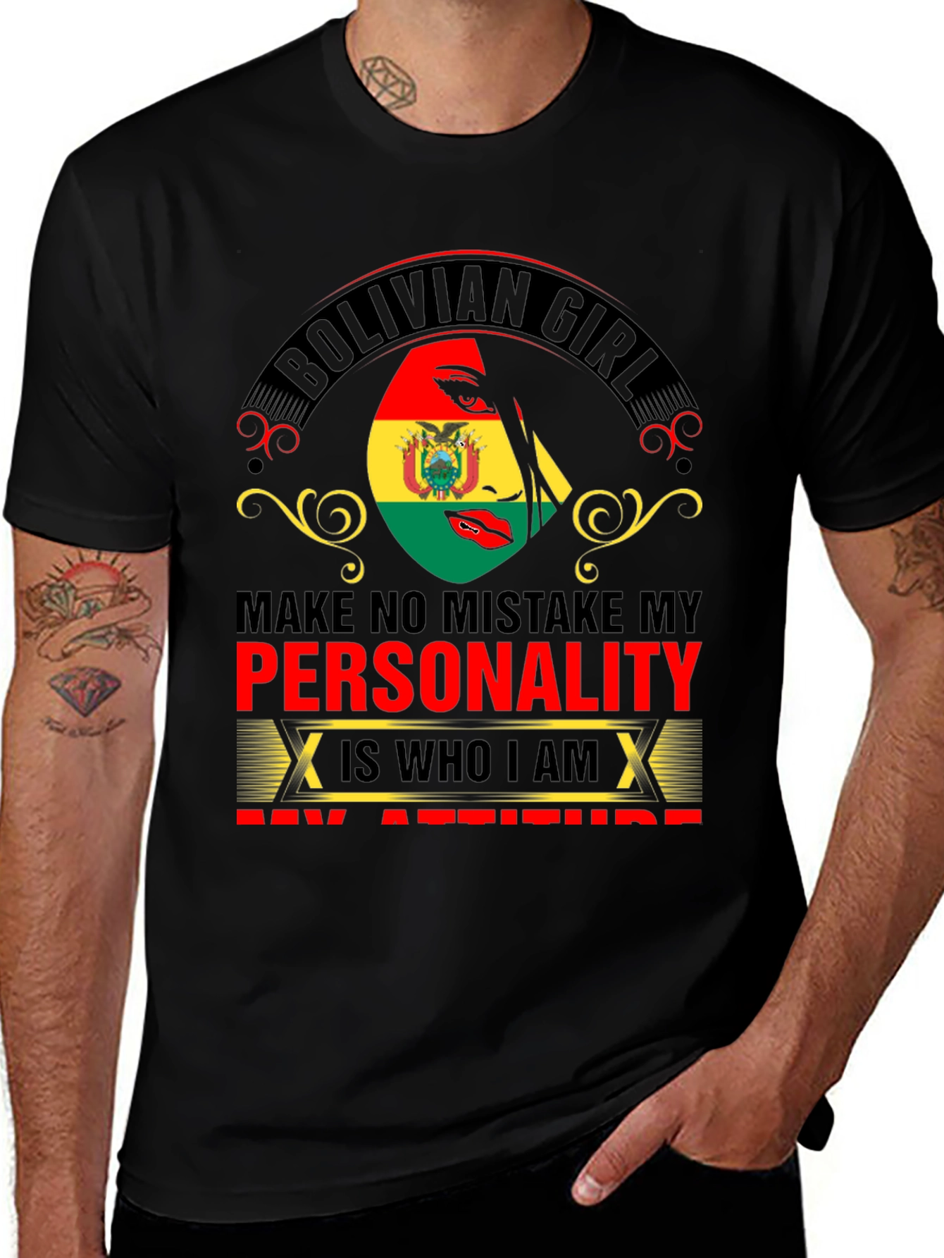 Bolivian Girl Personality Attitude T-Shirt