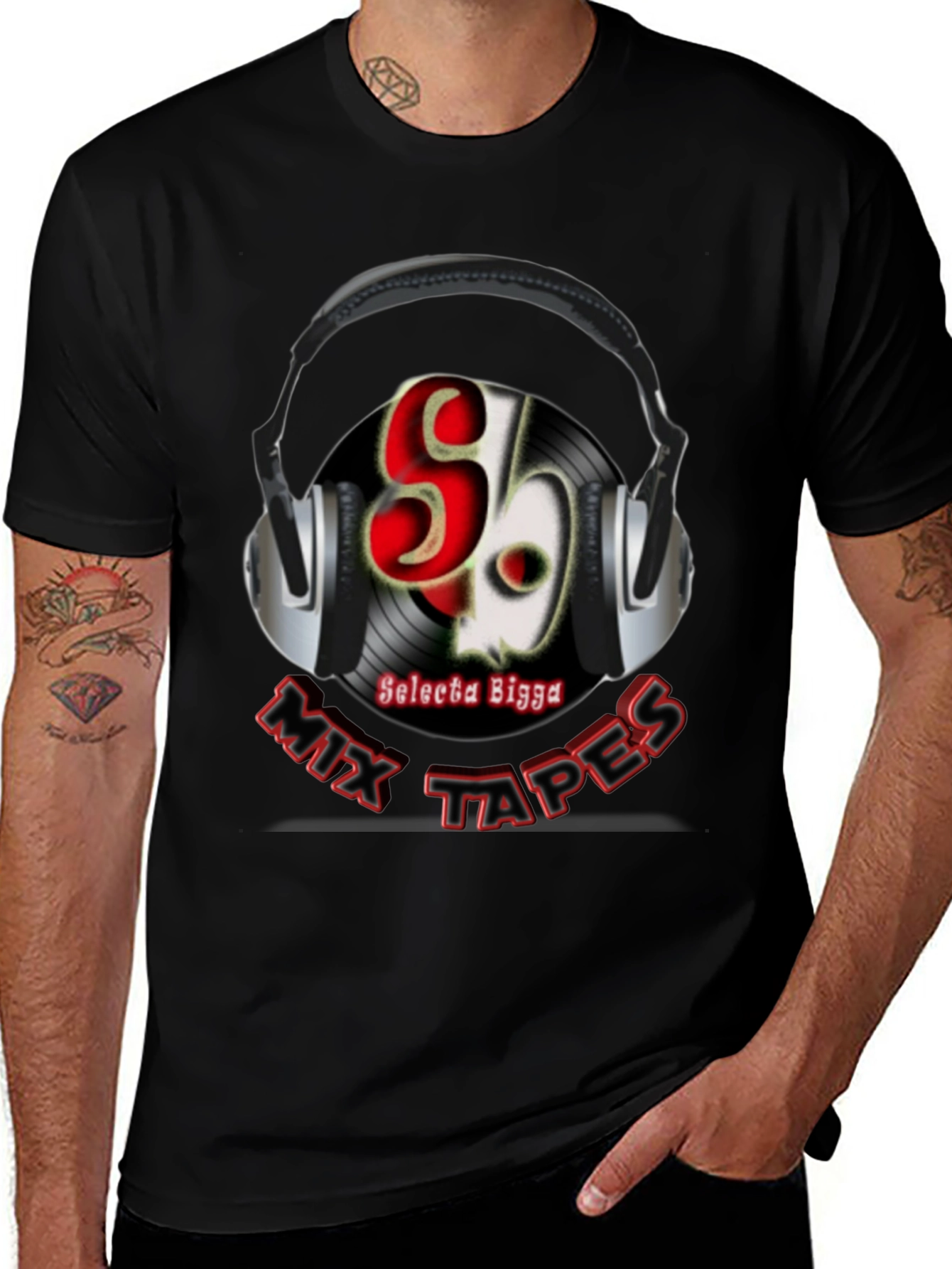 Variant 20 of Selecta Bigga Mixtapes T-Shirt