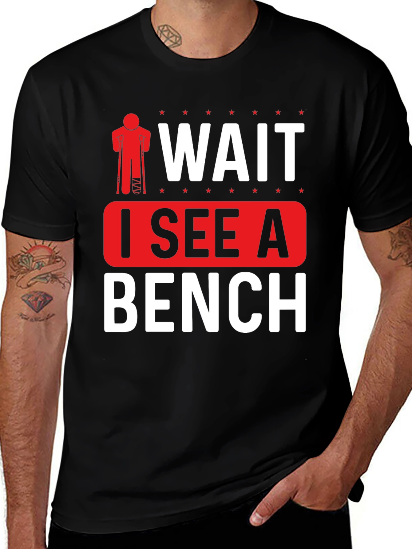 Variant 27 of Wait I See a Bench Graphic Tee