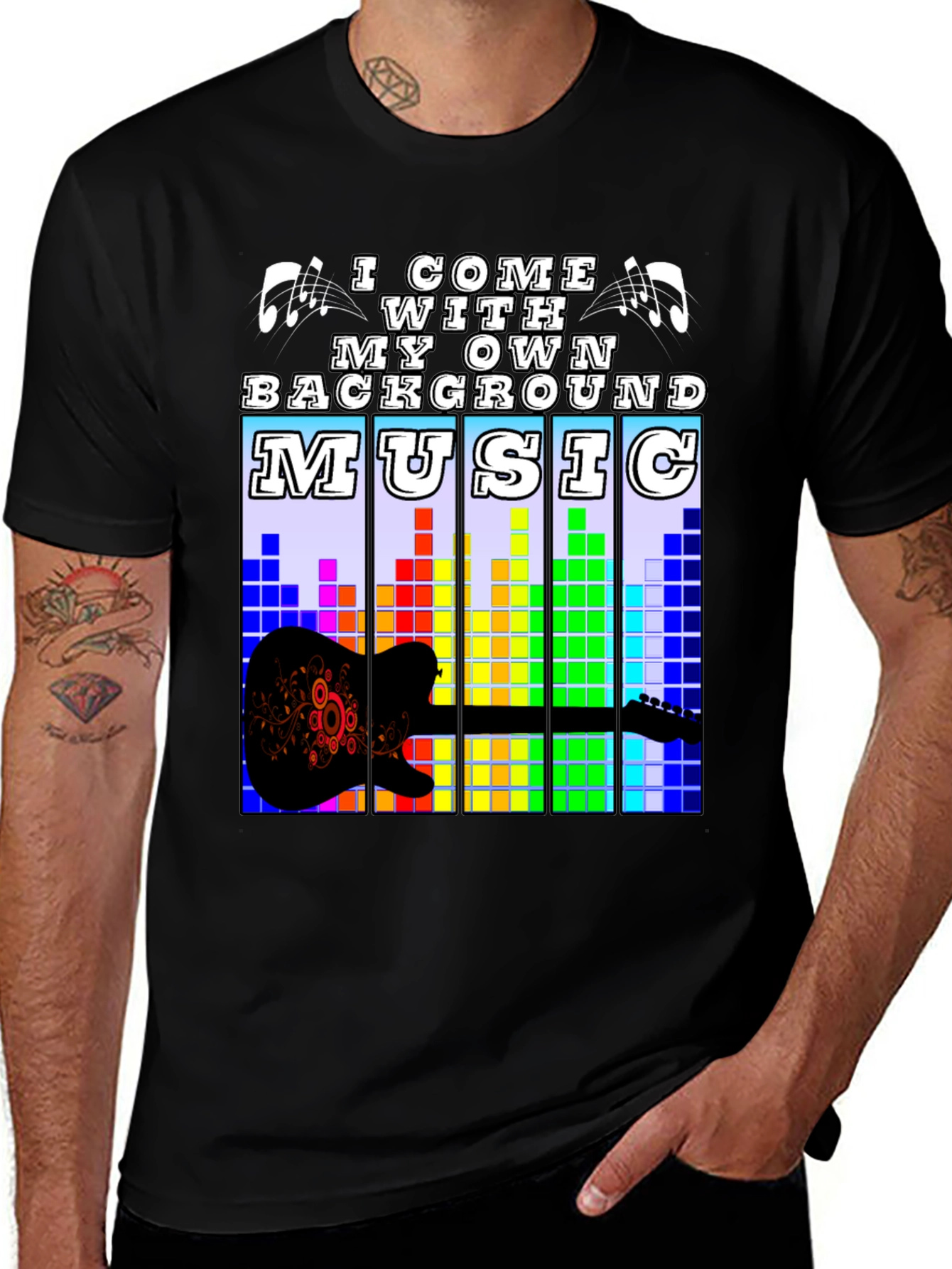 Variant 3 of Music Lover's Graphic T-Shirt