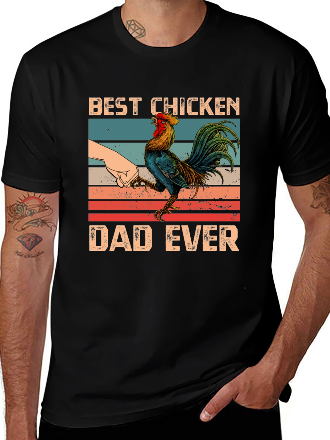Best Chicken Dad Ever T-Shirt
