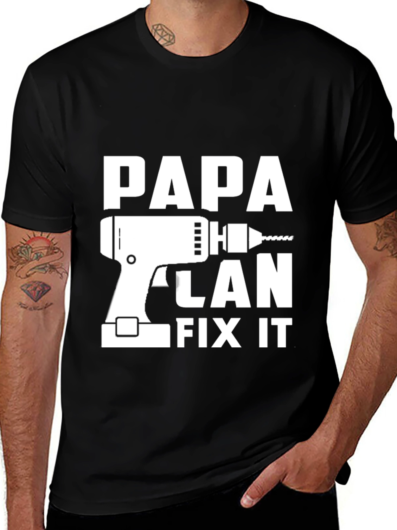 Papa Can Fix It T-Shirt - DIY Dad Gift