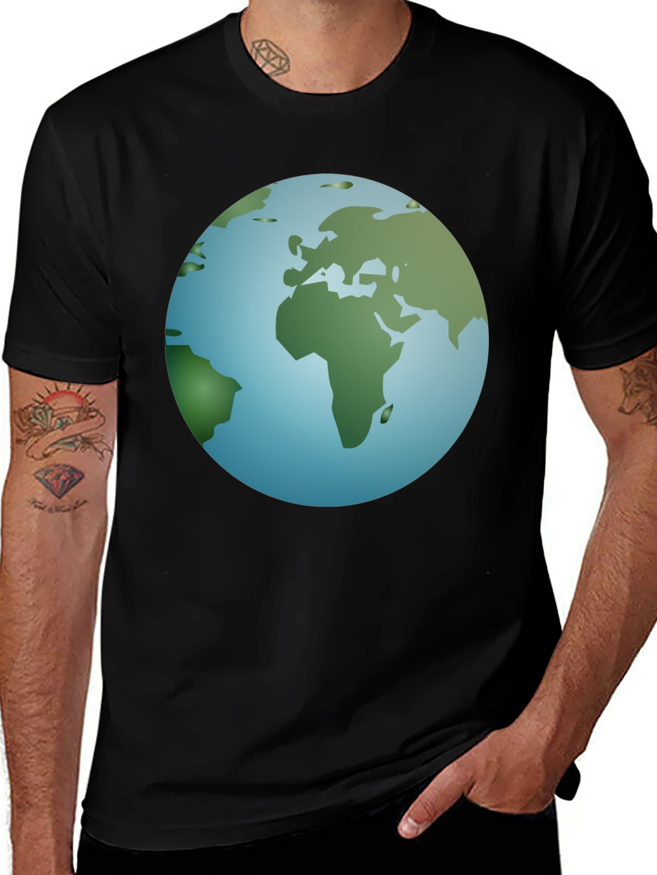 Variant 7 of Earth Graphic Tee - Global Awareness Shirt