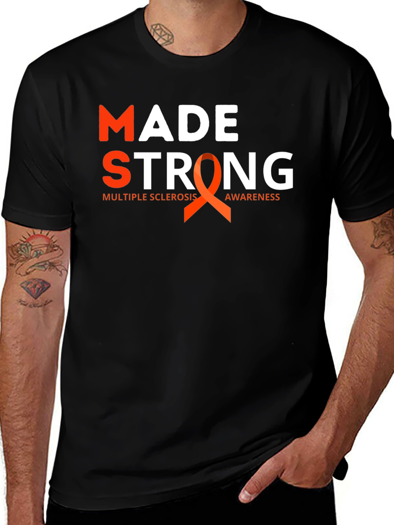 Multiple Sclerosis Awareness T-Shirt - Made Strong