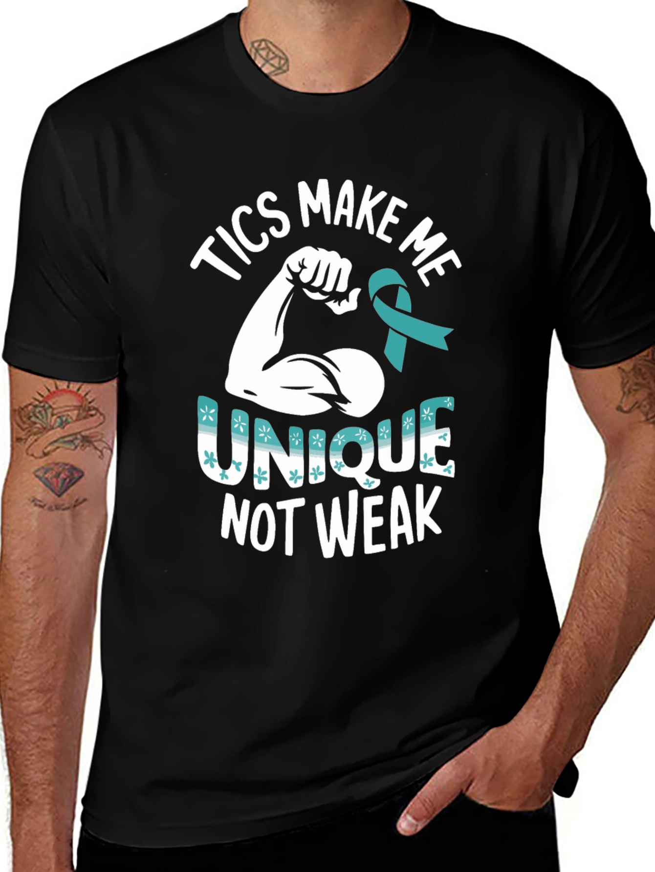 Tics Make Me Unique T-Shirt: Tourette's Awareness Tee