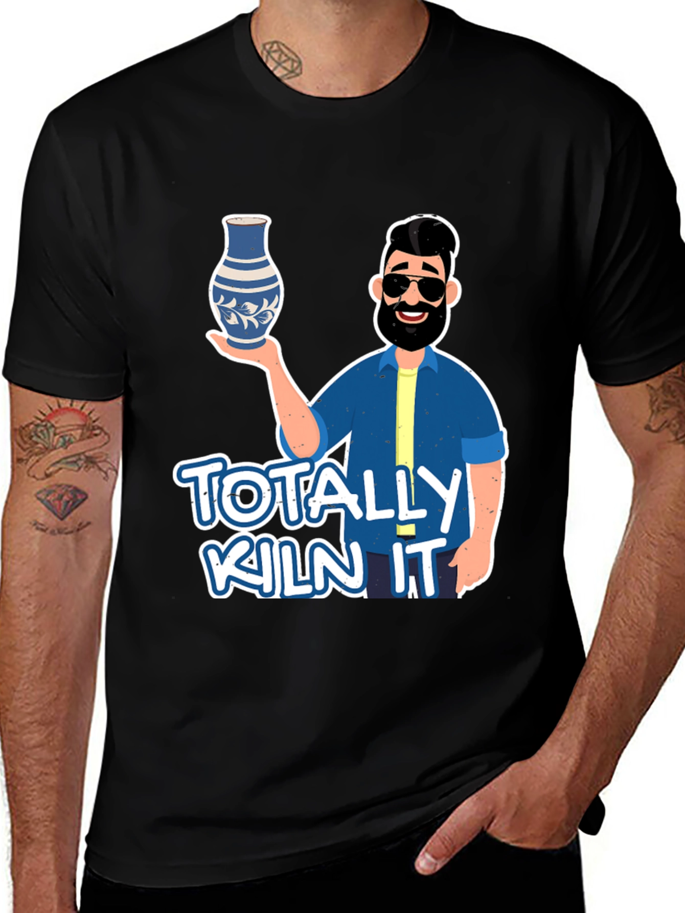 Variant 22 of Totally Kiln It T-Shirt - Pottery Lover's Tee