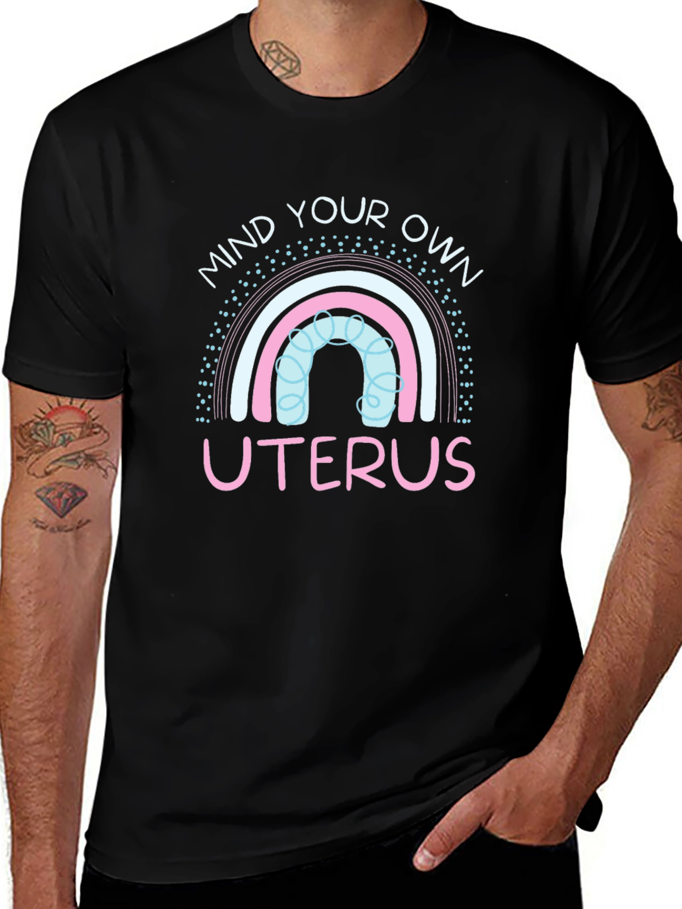 Variant 3 of Mind Your Own Uterus Graphic Tee