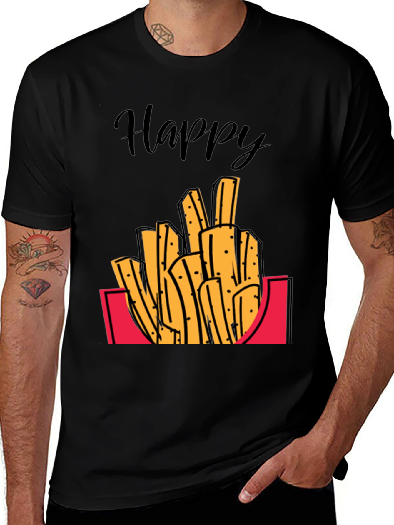 Variant 26 of Happy Fries T-Shirt
