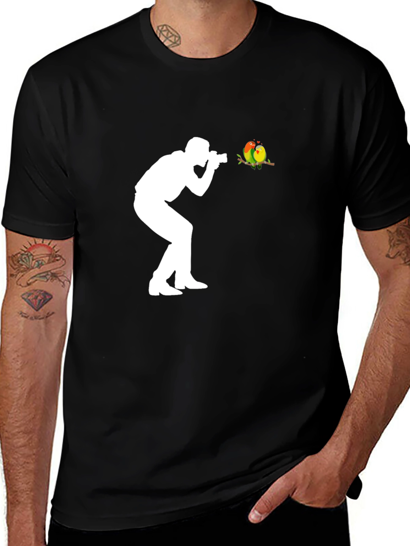 Variant 25 of Photographer & Birds Graphic T-Shirt