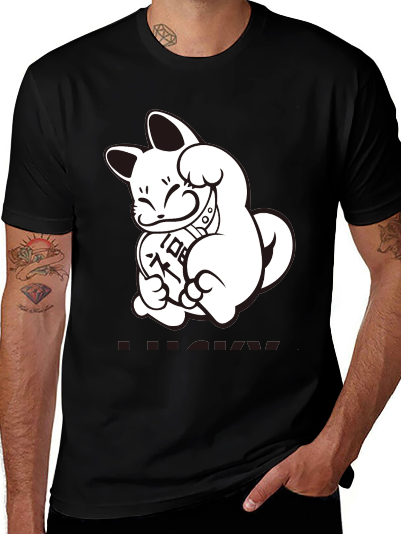 Lucky Cat Graphic Tee