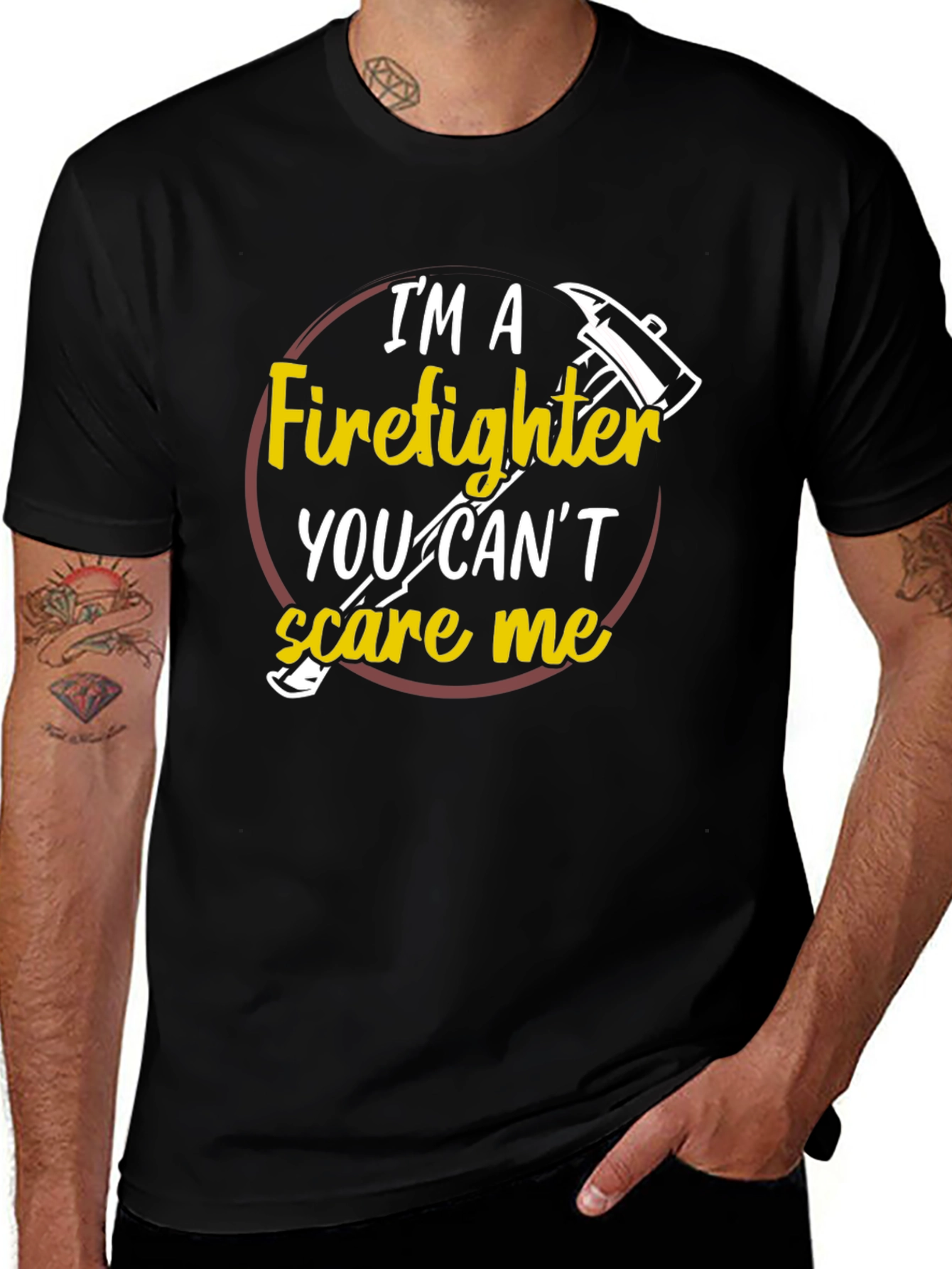 Variant 8 of Firefighter Graphic T-Shirt