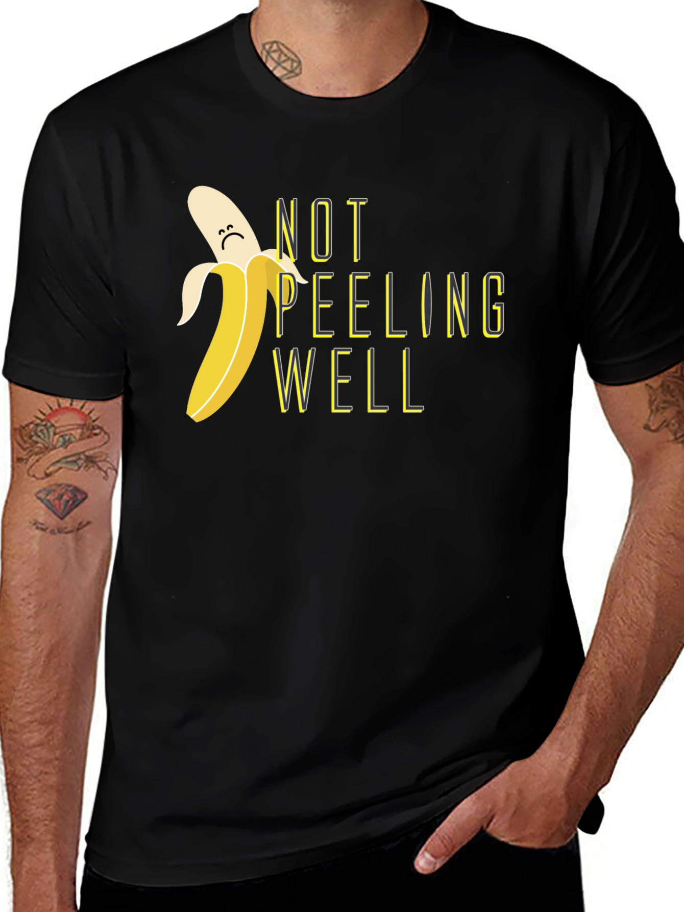 Variant 21 of Not Peeling Well Banana Graphic T-Shirt