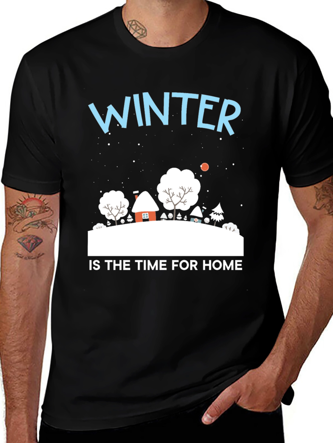 Winter Is Home T-Shirt | Cozy Holiday Tee