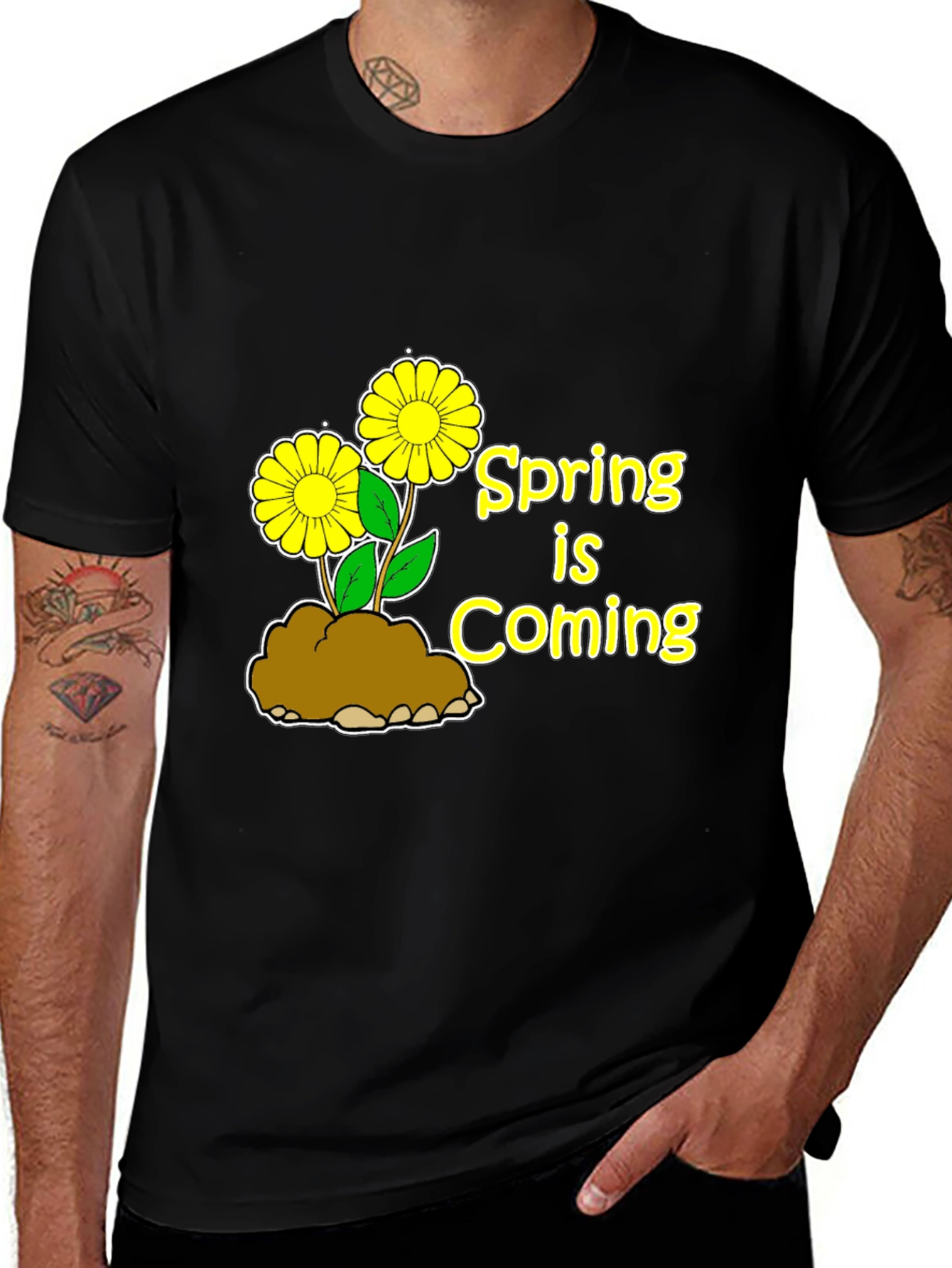 Variant 20 of Spring is Coming Graphic T-Shirt
