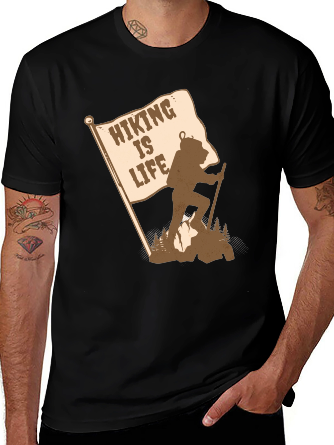 Variant 21 of Hiking Is Life T-Shirt
