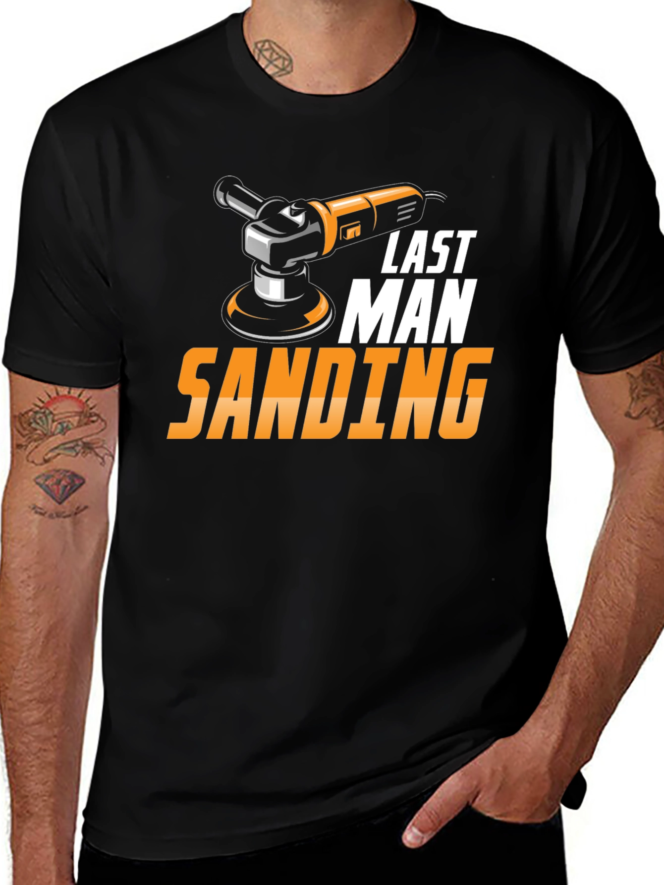 Variant 4 of Last Man Sanding Graphic T-Shirt