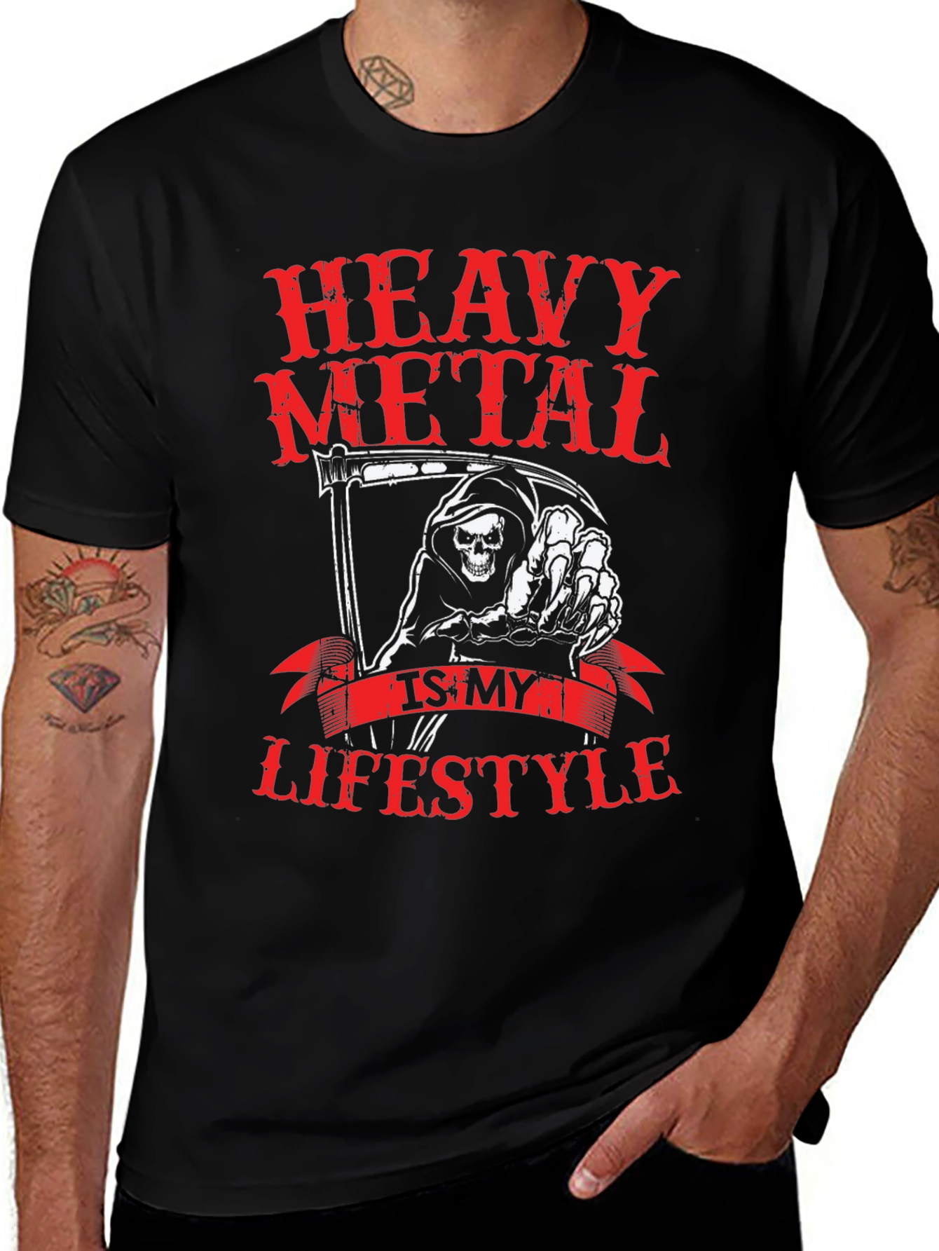 Variant 11 of Heavy Metal Lifestyle Graphic Tee